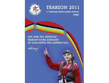 2011 yılındaki Trabzon ilimizde düzenlenen 11. Avrupa Gençlik Olimpiyatları için düzenlemiş olduğumuz Afiş Tasarımımız